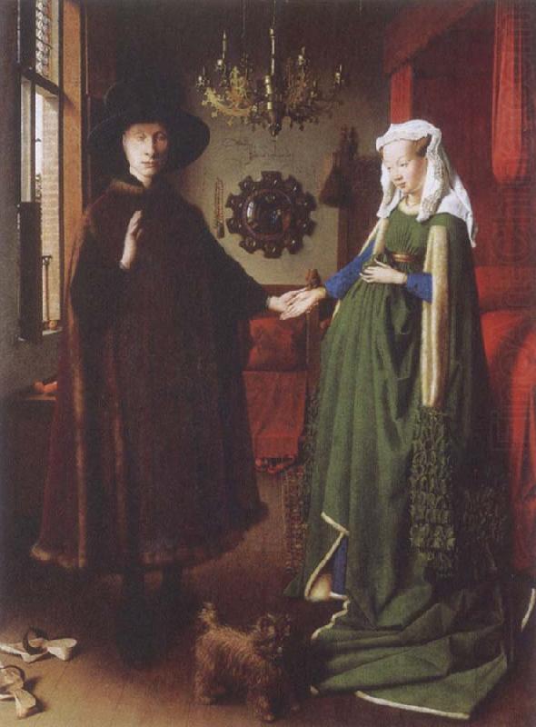 Jan Van Eyck The Arnolfini Portrait china oil painting image